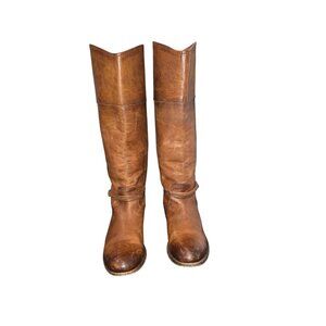 Fyre Women's brown leather boots size 7.5B